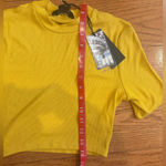 Twenty Montreal Mustard Yellow Ribbed Crop Top – NWT – Size M Size M Photo 4