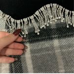 Buckle Liz & Sara Leather Diamond Fringe Crop Top Photo 2