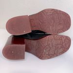 Kork-Ease Korks Mertle Black Leather Ankle Boots Dark Red/Brown Block Heel Size 8.5 VGUC Photo 7