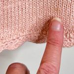 Vintage Eve Tyler Pink Pearl Beaded Sweater Cardigan Button Up Size Large Photo 15