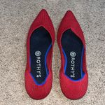 Rothy's Rothy’s The Point‎ Pointed Toe Knit Flat Red 8 Photo 2