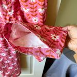 Big Bud Press Daisy Chain Jumpsuit Pink Floral Cotton Twill Medium GUC Photo 2