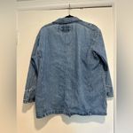 Liz Claiborne VTG 90s Petite Medium Liz Authentic Full Zip Denim Field Jacket Multiple Pockets Photo 1