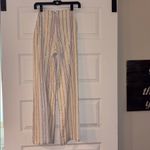 Tularosa Sydney Metallic Rainbow Stripe Wide Leg Pant Photo 4