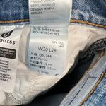 Levi's Wedgie Straight Jeans Distressed Denim Medium Wash Blue Size 30 Photo 16