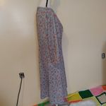 American Vintage Lady Mendal Cottage Core Floral Night Dress Sheer Thin Floral Vintage Large Photo 10