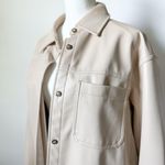 H&M divided Faux Leather Shirt Jacket Photo 0