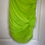 House Of CB Adrie NEON GREEN GATHERED MINI DRESS Photo 8