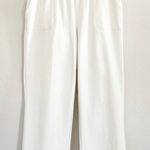 Joie  White Pull OnWide Leg Pants Size Large Photo 0