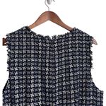 J.Crew Textured Tweed Houndstooth Sheath Dress Blue Womans 14 Photo 7
