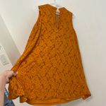 Torrid  3 Plus Size Mini Lace Trapeze Dress Orange Golden High Neck Summer Party Photo 13