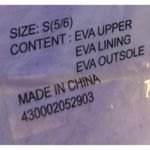 Women’s Lavender and White Tie Dye Double Buckle Slip on Sandals‎ Size 5/6 Purple Photo 6