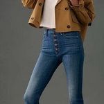 Mother The Pixie Rider Ankle Jeans in Taxi! Blue Size 31 Photo 1