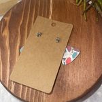 Handmade Stained Glass Dangle. Polymer Clay Earrings! Photo 1