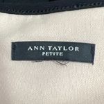 Ann Taylor  Tan Black Colorblock Short Sleeve Knee Length Sheath Dress Size S Photo 3