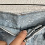 Old Navy High Rise Wow Denim Midi Skirt Light Wash Size 6 Photo 3