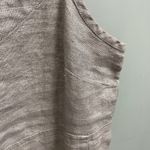 Eileen Fisher Gray Linen Sz Small Petite Dress Pockets Tank Style Lagenlook Photo 1