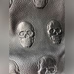 IO Pelle Black Skull Leather Crossbody NWT Photo 4