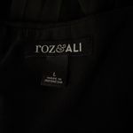 Roz & Ali Large Top Accordion Pleats Lined Stretch Batwing Sleeves Boat Neck Photo 6