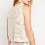 Old Navy NWT Open-Stitch Vest, Creme De La Creme, Sz. Small Photo 1