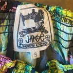 Jaase  Hand shaped in the shed tropical black‎ lace hem blouse size S Photo 2