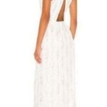 Retrofête Retrofete Prima Dress in White Sequins Beaded Small NWT Sleeveless Maxi Photo 1