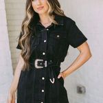 These Three Boutique Black Denim Dress Photo 0