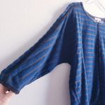 Madewell Striped Zipper Back 1/2 Sleeve Blouse Photo 1