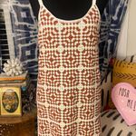Willow & Wind EUC Cream And Brown Crochet Sleeveless Tank Dress Photo 0