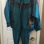 FINAL MARKDOWN Ladies lavon vintage two piece track suit large Photo 0