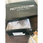 Pretty Little Thing NIB Sandals Espadrille Strappy Platform Gold Size 6 Vacation Photo 5