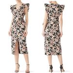 Rebecca Taylor  Kamea Floral Print Wrap Dress Photo 1