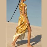 DIARRABLU Mailys Gold‎ Convertible Maxi Dress Size XS Gold Photo 3