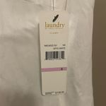 Neiman Marcus NWT  Laundry by Shelli Segal Zip-Up V-Neck Tank Top Photo 2