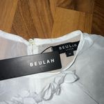 Beulah  women’s sheer‎ ruffle top with wide sleeve glam going out size medium Photo 3