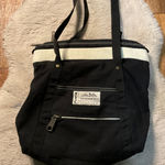 KAVU  Tote Bag Backpack Black Canvas School Casual Photo 0