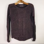 Rubbish Heathered Purple Blue Cable Knit Sweater Sz Small Photo 4