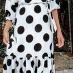 H&M COPY - Spotted MIDI Dress SZ M 100% lyocell Photo 1