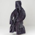 BCBG Maxazria Cardigan Sweater‎ Womens S Multicolor  Hooded Alpaca  Mohair Knit Photo 3