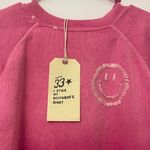 I Stole My Boyfriend's Shirt Women California Smiley Sweatshirt (Color: Pink) Pink Photo 3