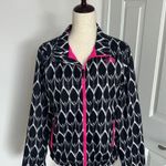 The North Face Black and Pink Bomber Jacket Size Medium Photo 0