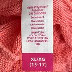 No Boundaries  XL(15-17) Jr’s Pink Lightweight Burnout Sweater w/Lace App… Photo 7