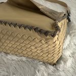 Bottega Veneta Bottega Veneta Fold Over Woven Leather With Python Shoulder Bag Handbag Photo 7