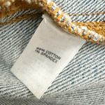 Leith BOUTIQUE | Y2K Denim Jean Jacket Pearl Rhinestone Studded Light-Blue Coat | XL Photo 6