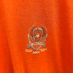 The Vintage Shop Vintage 2003 Bike Week Orange Short Sleeve Thrashed Eagle Graphic T-Shirt XL Photo 2