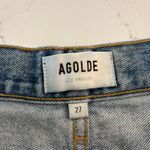 AGOLDE  90's Mid Rise Loose Fit Straight Leg‎ Jeans Distressed Size 27 Photo 5
