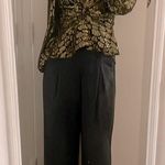 ALC Frank SET Like new ALC silk gold metallic animal print twist top and baxter skirt Photo 5