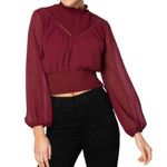 ZARA  maroon women's top    Photo 0