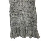 The East Order  Thomsene Ruched Snake Print Mini Dress Photo 4