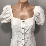 Majorelle  Johnny White Eyelet Mini Dress Puff Photo 3